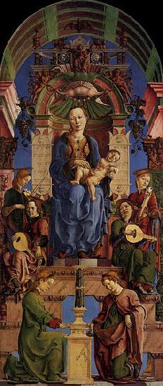 Cosme Tura Madonna with the Child Enthroned